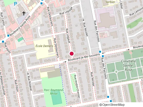 Location of Aaa Peinture at 148 Rue Legault, Laval