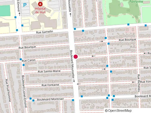 Location of Abattage et Emondage Peladeau at 136 Rue Caron, Gatineau