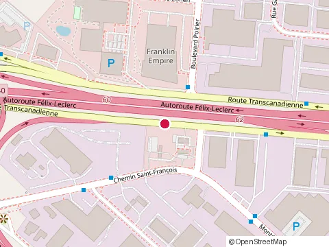 Location of Abbvie at 8401 Trans-Canada Hwy, Saint-Laurent