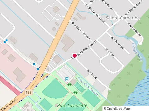 Location of Abmcotr at 6451 Rue Notre-Dame O, Trois-Rivières