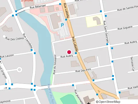 Location of Abrisgab at 183 Rue Aubry, Saint-Jérôme