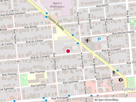 Location of Academie de Formation at 57 du Couvent, Gatineau