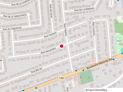 Location of Academie de Hockey Gagnon Gougeon at 1120 Rue Alexandre, Gatineau