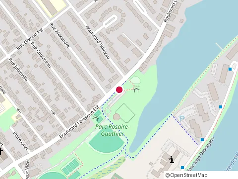 Emplacement de Académie de Soccer l' Institut de Développement Jmg au Boulevard Lévesque Est 285, Laval