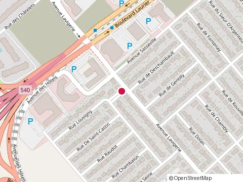 Location of Academie des Ballets Ste-Foy at 3026 Rue Louvigny, Québec
