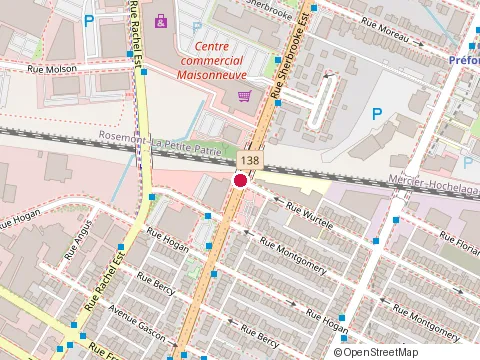 Location of Académie Karatéka at 2600 Rue Wurtéle, Montréal
