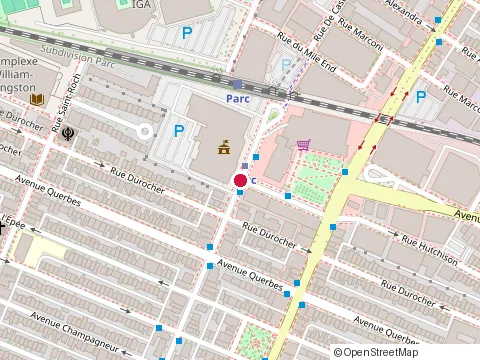 Location of Académie Sportive Parc-Frontenac at 305-7290 Rue Hutchison, Montréal