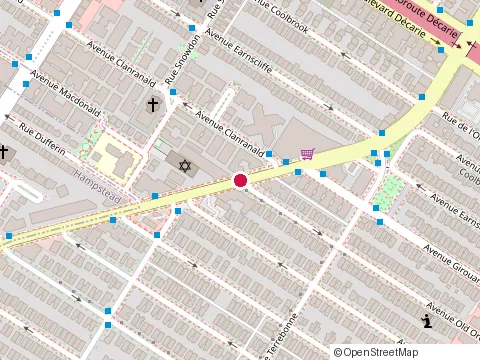 Location of Academy Schechter Academy at 5555 chemin de la Côte-Saint-Luc, Montréal