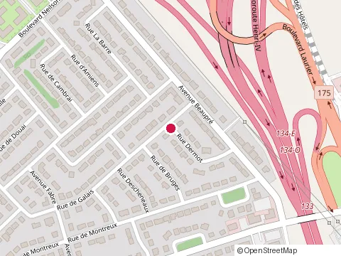 Location of Accès Assurances at 1176 Rue Dermot, Québec