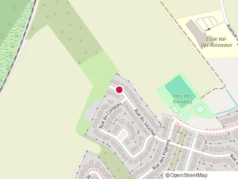 Location of Acces Construction 9129-4363 at 7150 Rue du Corbeau, Laval