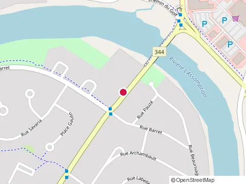 Location of Acier C.d.S. 2000 Inc. at 803-A Bd de l'Ange-Gardien, L'Assomption