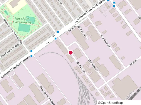 Location of Acier Montfer Inc at 11725 54E Av, Montréal