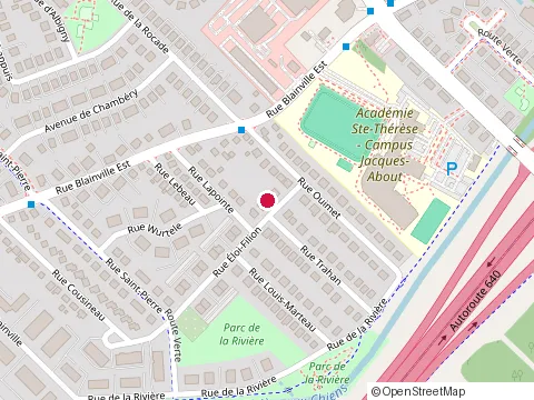 Location of Acl Climatisation - Entrepreneur en Climatisation Rive-Nord at 15 Rue Trahan, Sainte-Thérèse