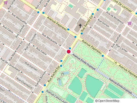 Location of Acmon at 1595 Rue Rachel E, Montréal