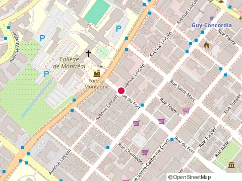 Location of Acmon Inc at 2100 Rue du Fort, Montréal