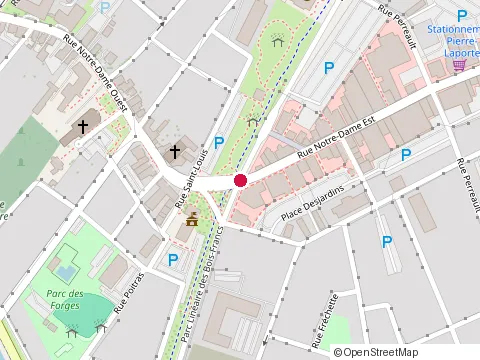 Location of Acp Cabinet en Assurance de Dommages at 32 Rue Notre Dame East, Victoriaville