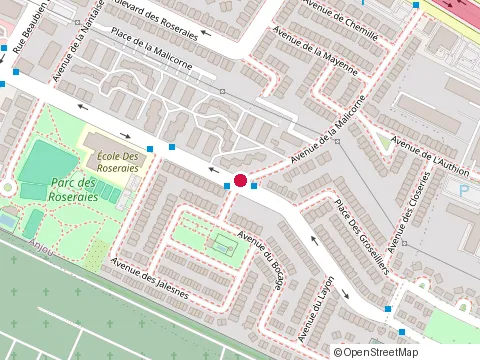 Location of Acropolis Pizza - Resto Grec / Italien at 7291 Avenue de la Malicorne, Montréal