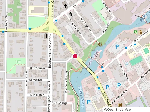 Location of Acryplus Inc. - Marc Boulanger at 69 Rue Montcalm, Sherbrooke