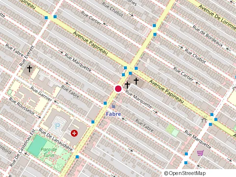 Location of Action Peinture Inc at 7066 Rue Marquette, Montréal