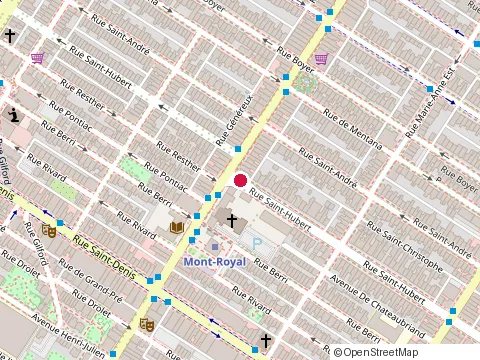 Location of Action Solidarite Grand Plateau at 4450 Rue Saint-Hubert, Montréal