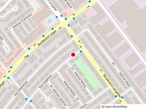 Location of Actionlaveauto at 6408 Rue Dagenais, Montréal
