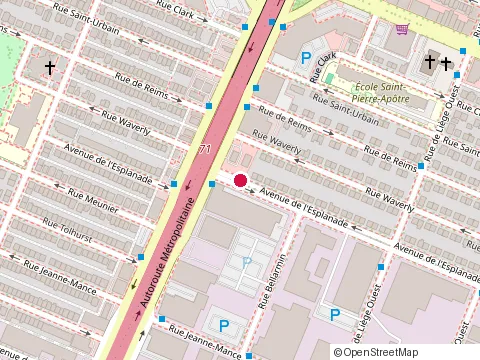Location of Active English Training at 8503 avenue de l'Esplanade, Montréal