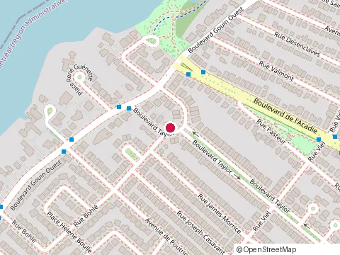 Location of Acupuncteure Élise Baylard at 12182 Bd Taylor, Montréal
