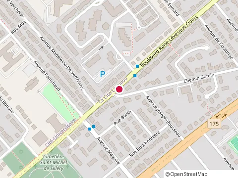 Location of Acupuncture Anne Paré at 1648 Boulevard René-Lévesque O, Québec