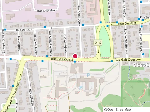 Location of Acupuncture Isabelle Dufresne - Sherbrooke at 1871 Rue Galt O, Sherbrooke