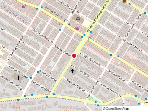 Location of Acupuncture Jing Lu at 462 St Joseph Blvd E, Montréal