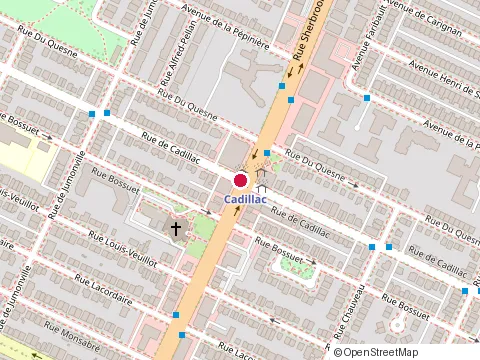 Location of Acupuncture Josee Aubry at 4039 Rue de Cadillac, Montréal