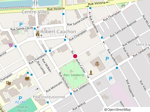 Location of Acupuncture Maïté Gendreau-Loranger at 57 Rue Saint-Jean-Baptiste, Salaberry-de-Valleyfield