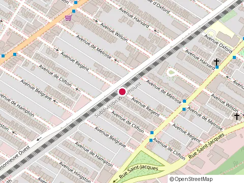 Location of Acupuncture Rui at 2042G Regent Ave, Montréal