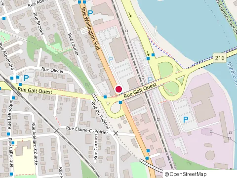 Location of Acupuncture Sociale Sherbrooke at 493 Rue Wellington S Bureau 1, Sherbrooke
