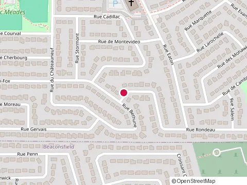 Location of Ad Comptabilité Fiscalité at 46 Rue Rondeau, Kirkland