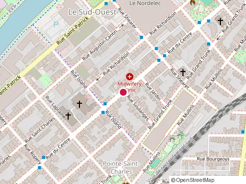 Location of Ad Litteram at 952  Rue du Centre, Montréal