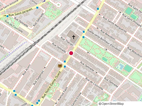 Location of Adamo Pizza at 4629 rue Notre Dame O, Montréal