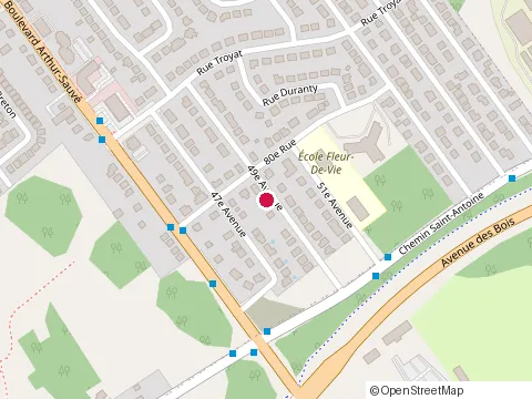 Emplacement de Adhd Construction Inc. - Rénovation Cuisine, Sous-Sol, Salle de Bain Laval-Ouest au 8480 Avenue 49, Laval