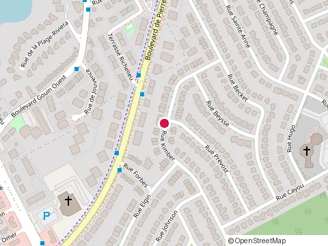 Location of Adimark & Cc Transport Inc at 4377 Rue Kimber, Pierrefonds