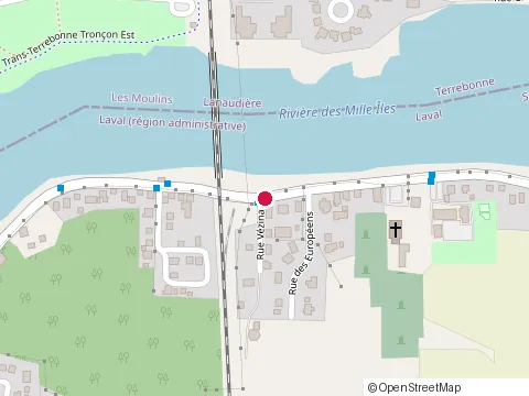 Location of Adm Reovations at 521 des Mille-Iles, Laval