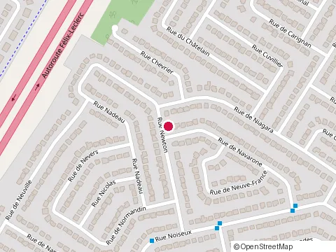 Location of Adolphe Construction Inc. at 289 Rue de Niagara, Repentigny