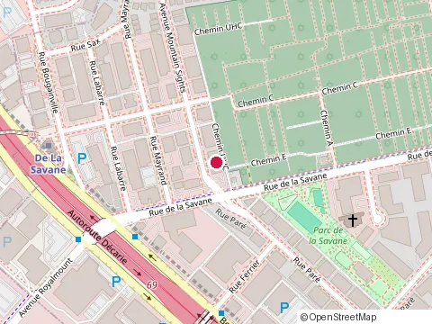 Location of Advantage Pro at 8250 avenue Mountain Sights, Montréal