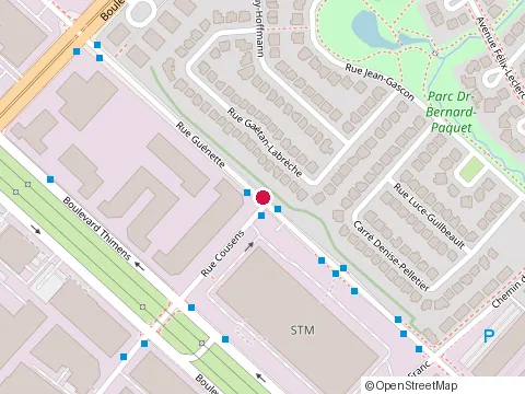 Location of Affiliated Sports Group at 3150 Guenette, Montréal