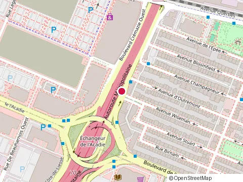 Location of Africain Restaurant at 8593 avenue Wiseman, Montréal