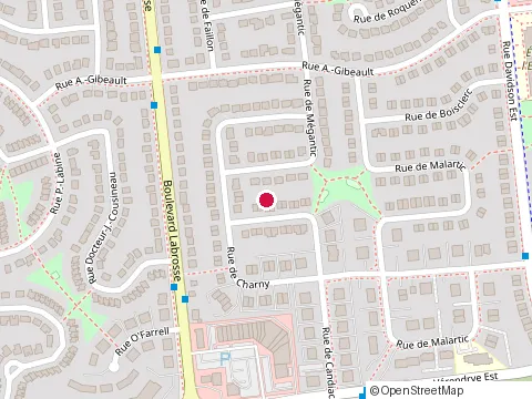Location of Afvp Peinture at 22 Rue de Candiac, Gatineau