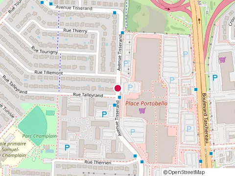 Location of Agence d'Assurance M Fluet at 6980 avenue Tisserand, Brossard