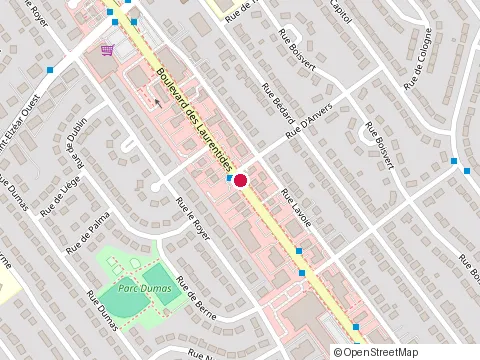 Location of Agence de Voyages Caa at 1821 boulevard des Laurentides, Laval