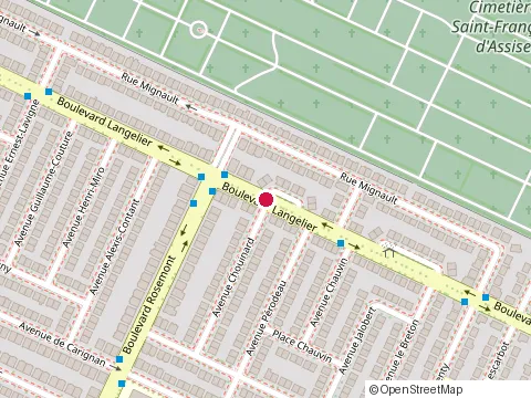 Location of Agence Estima Inc. at 6460 avenue Chouinard, Montréal