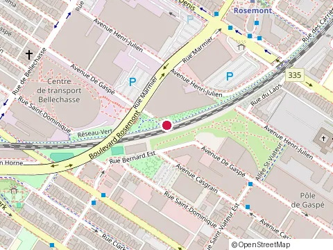 Location of Agence Reliefdesign at 207-5795 avenue de Gaspé, Montréal
