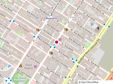 Location of Agnieszka Swierzbinska Avocat Lawyer at 1117 Sainte-Catherine Street West, Montréal